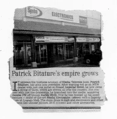 Patrick Bitature - simba group - a leading diversified company in telecommunications, energy, real estate, and hospitality across Africa.
